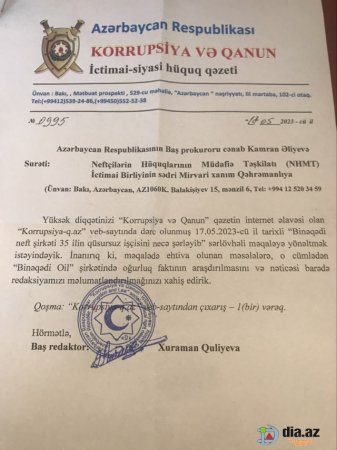 `Binəqədi` OYL əsl oğrunu tapmaq istəmirsə... - NƏ BAŞ VERİR?