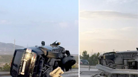 Qadın sürücü “Range Rover”i aşırdı; xəsarət alanlar var