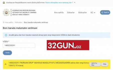 Nurgün Group dövlətə külli miqdarda borclandı - Nuru Əliyevin qalmaqallı oğlu şirkətə rəhbər keçib?