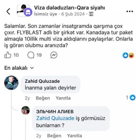 Flyblast Travel Agency qalmaqalı böyüyür - Şirkət barədə şok iddialar