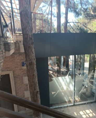 Sabunçuda park içində tikinti özbaşınalığı - VİDEO