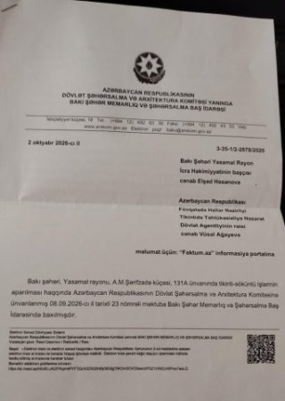 Yasamalın halına... ancaq ağlamaq olar... - NARAZILIQ VAR...